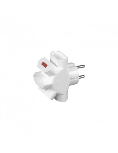 Rozgałęźnik 4x2P/II z podświetleniem