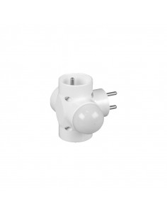 Rozgałęźnik 3x2P+Z z lampką