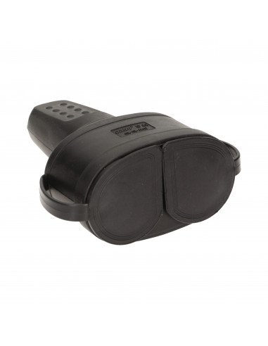 Hermetyczne, podwójne gniazdo gumowe...