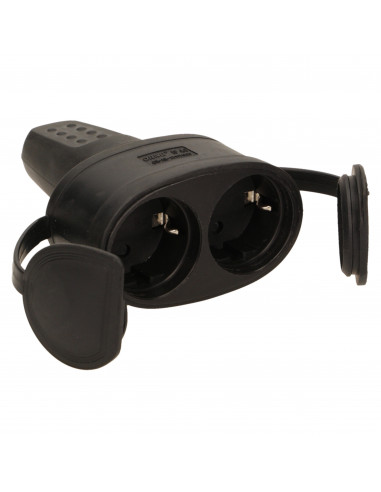 Hermetyczne, podwójne gniazdo gumowe...