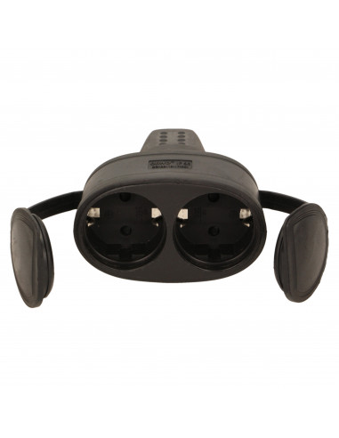 Hermetyczne, podwójne gniazdo gumowe...