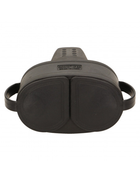 Hermetyczne, podwójne gniazdo gumowe 2P+Z, IP44, wersja schuko