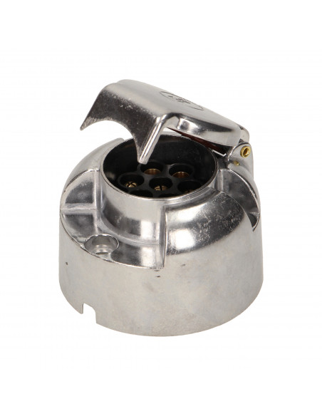 Gniazdo przyczepy, aluminiowe 7 pinów, 12/24V