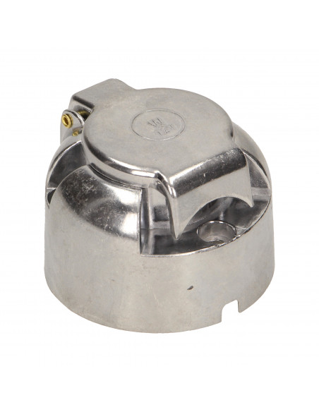 Gniazdo przyczepy, aluminiowe 7 pinów, 12/24V