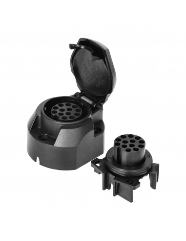 Gniazdo przyczepy tworzywo 13-pin,...