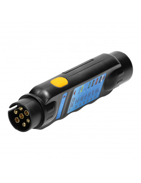 Zestaw testowy gniazda przyczepy, standard 13/7-pinowy, 12/24V