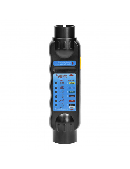 Zestaw testowy gniazda przyczepy, standard 13/7-pinowy, 12/24V