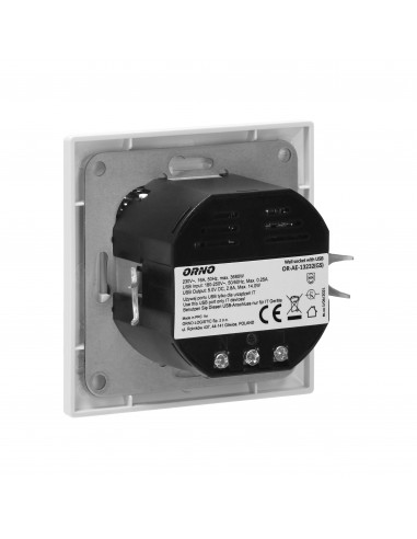 Gniazdo pojedyncze 2P+Z (Schuko),...