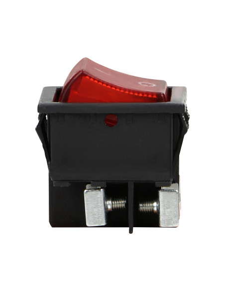 Łącznik kołyskowy podświetlany, czarny