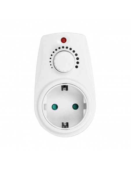 Ściemniacz z dodatkowym gniazdem sieciowym 2P+Z (Schuko), max.280W