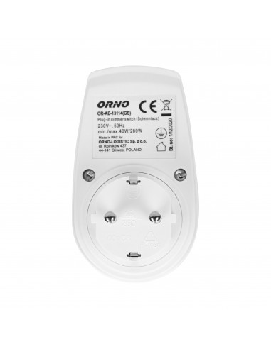 Ściemniacz z dodatkowym gniazdem...