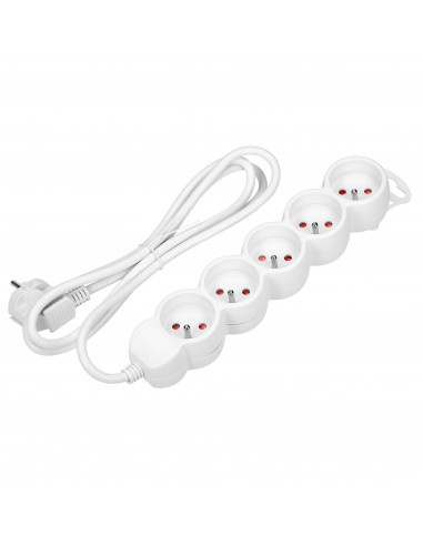 Przedłużacz 5-krotny 2P+Z, 3m H05VV-F...