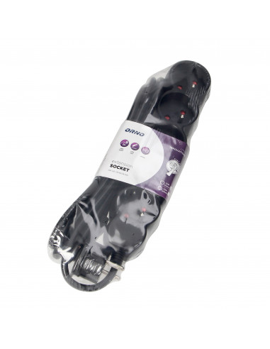 Przedłużacz 5-krotny 2P+Z, 3m H05VV-F...