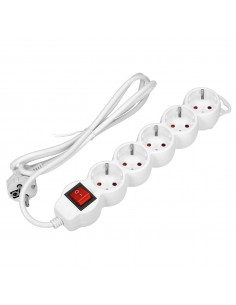 Przedłużacz 5-krotny 2P+Z z...