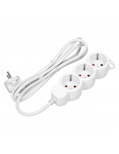 Przedłużacz 3-krotny 2P+Z (schuko),...