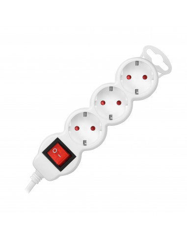 Przedłużacz 3-krotny 2P+Z (schuko), z...