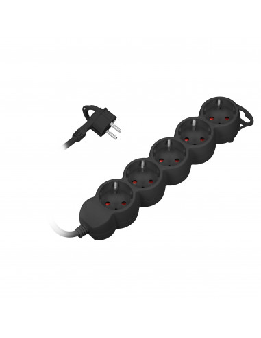 Przedłużacz 5-krotny 2P+Z (Schuko),...