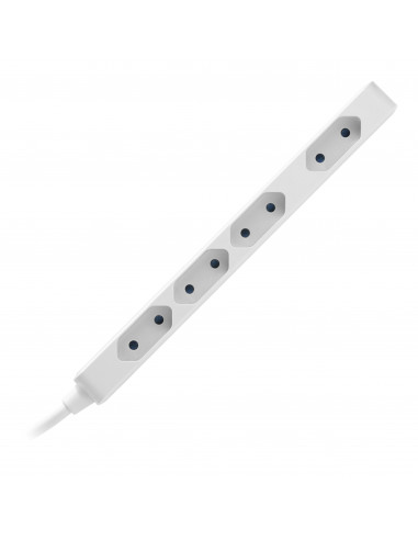 Przedłużacz 4 gniazda 2P/II, płaska...