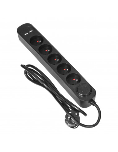  Listwa przeciwprzepięciowa, 5 gniazd...