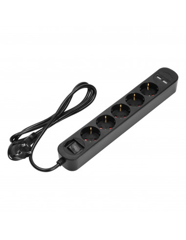  Listwa przeciwprzepięciowa, 5 gniazd...