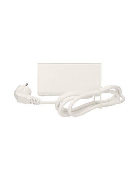 Przedłużacz biurkowy z wyłącznikiem i ładowarką, 1x2P+Z, 1x2P/II, 1xUSB, przewód 1,5m 3x1mm