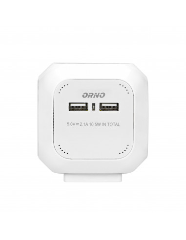 Przedłużacz 4 krotny 2P+Z, ładowarka...