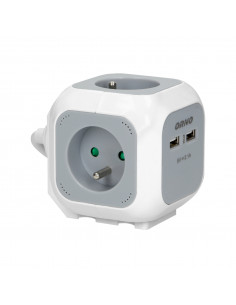 Przedłużacz 4 krotny 2P+Z,...