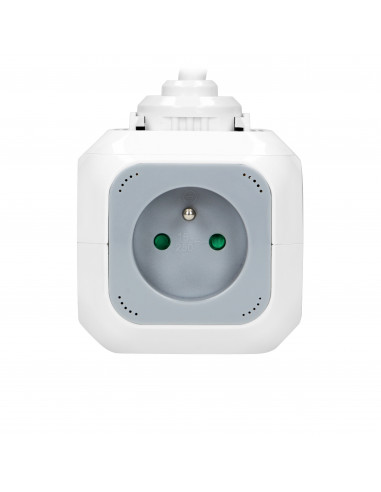 Przedłużacz 4 krotny 2P+Z, ładowarka...