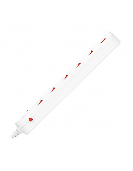  Listwa zasilająca "Multiswitch", 6 gniazd 2P+Z (schuko), kabel 3x1,5mm², długość 1,5m, z wyłącznikami...