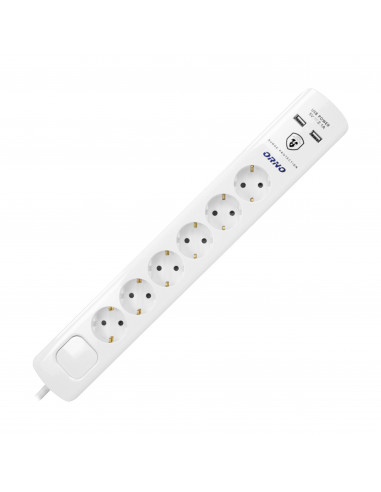  Listwa przeciwprzepięciowa, 6 gniazd...