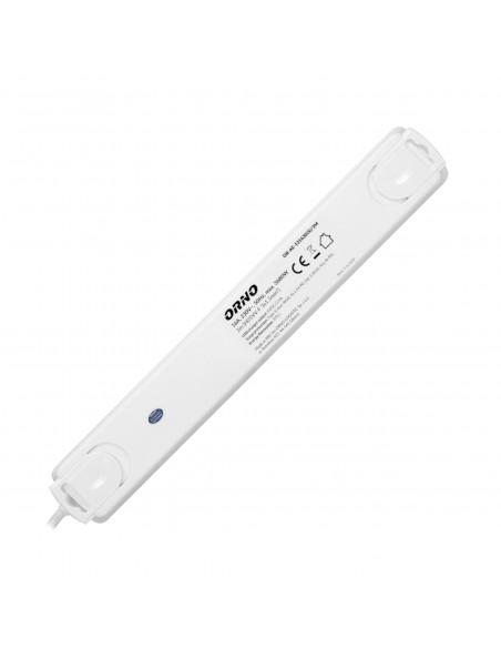  Listwa przeciwprzepięciowa, 6 gniazd 2P+Z (schuko), kabel 3x1,5mm², długość 3m, z wyłącznikiem podświetlanym...