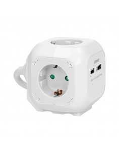 Przedłużacz 4 krotny 2P+Z...