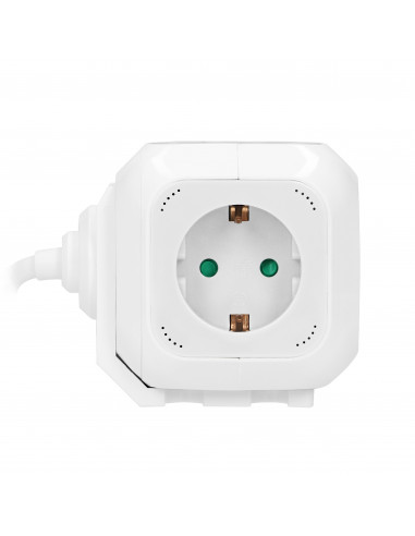 Przedłużacz 4 krotny 2P+Z (Schuko),...