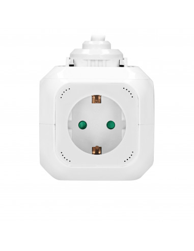 Przedłużacz 4 krotny 2P+Z (Schuko),...