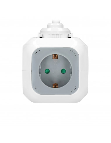 Przedłużacz 4 krotny 2P+Z (schuko),...