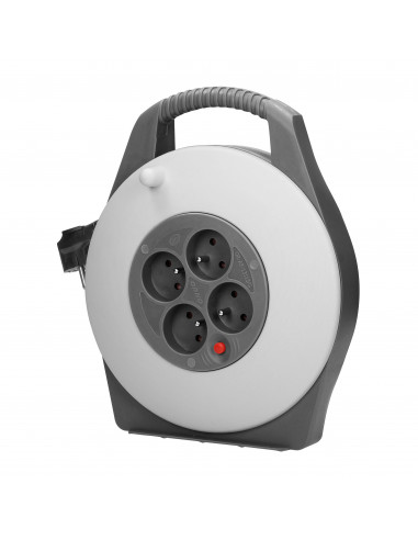 Przedłużacz bębnowy, 4 gniazda 2P+Z,...