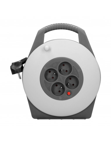 Przedłużacz bębnowy, 4 gniazda 2P+Z,...