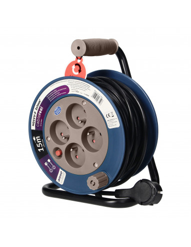 Przedłużacz bębnowy MINI, 4 gniazda...