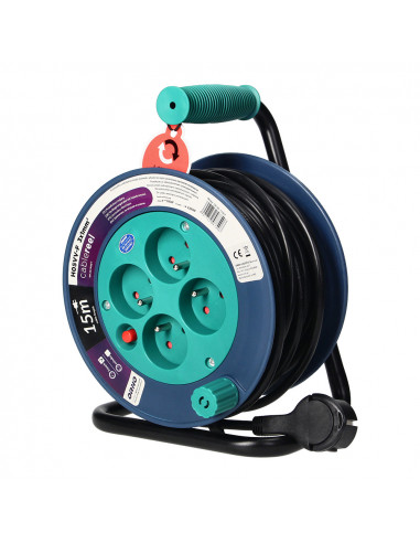 Przedłużacz bębnowy MINI, 4 gniazda...