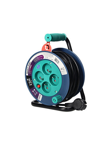 Przedłużacz bębnowy MINI, 4 gniazda...