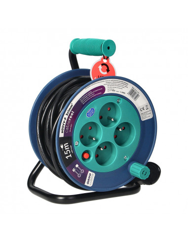 Przedłużacz bębnowy MINI, 4 gniazda...