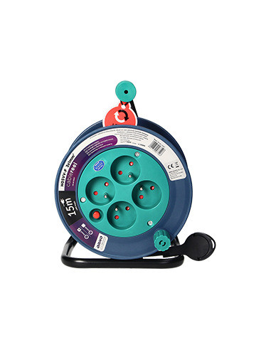 Przedłużacz bębnowy MINI, 4 gniazda...