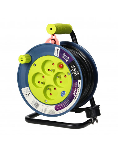 Przedłużacz bębnowy MINI, 4 gniazda...