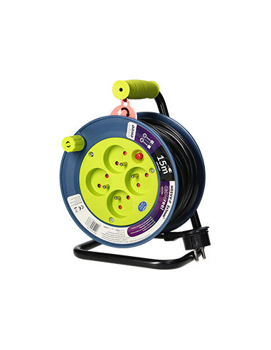 Przedłużacz bębnowy MINI, 4 gniazda...