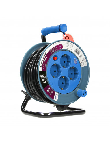  Przedłużacz bębnowy MINI, 4 gniazda...