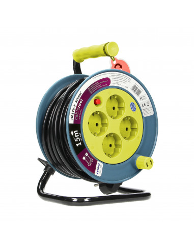  Przedłużacz bębnowy MINI, 4 gniazda...