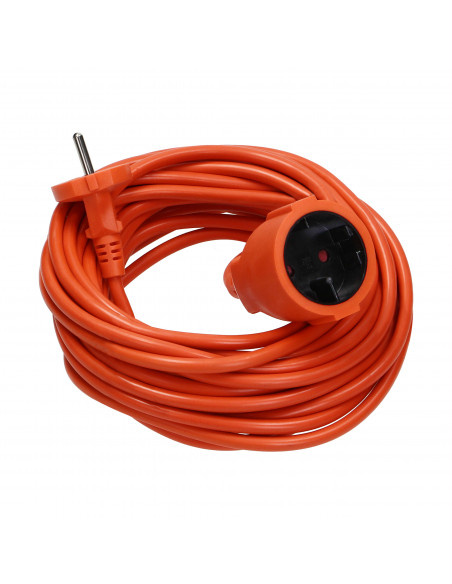 Przedłużacz ogrodowy jednogniazdowy PVC 2x1mm2, długość 50m