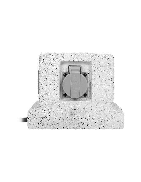 Gniazdo ogrodowe SŁUPEK, kabel gumowy H07RN-F4x2P+Z, 3x1,5mm², 3m