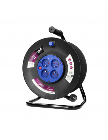  Przedłużacz bębnowy, 4 gniazda 2P+Z,...