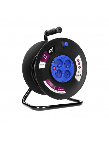  Przedłużacz bębnowy, 4 gniazda 2P+Z,...